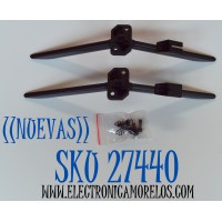 KIT DE BASES ORIGINAL NUEVAS PARA TV HISENSE 2 PIEZAS / NUMERO DE PARTE 2274-22-A / 227422A / MODELO 58U6HF