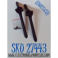 KIT DE BASES ORIGINAL NUEVAS PARA TV HISENSE 2 PIEZAS / NUMERO DE PARTE RSAG8.078.6273-4 / RSAG8.078.6272 / RSAG8.078.6273-4 (R1) / RSAG8.078.6272 (L1) / MODELO 50R6E4
