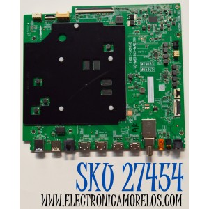 MAIN ORIGINAL PARA TV TCL 4K UHD HDR GOOGLE TV / NUMERO DE PARTE G0301-000299 / 11602-501058 / 40-M653G5-MAE2HG / MT9653 / M653G5 / G0301-000299-Z00 / G0301-000299-Z0S / V8-T653T02-LF / DISPLAY ST7461D05-3 VER.2.1 / MODELO 75QM751G