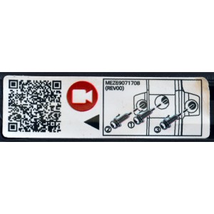 KIT DE BASES ORIGINAL PARA TV LG 2 PIEZAS / NUMERO DE PARTE MEZ69071701 / MEZ69071708 / MEZ69071701(REV01) / MEZ69071708(REV00) / MAM660025 / MODELO 86UQ90 / 75" / 70"