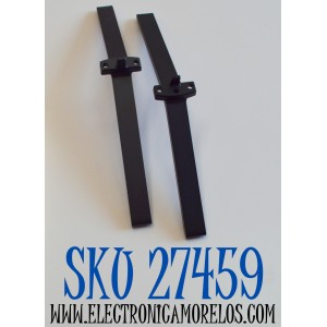 KIT DE BASES ORIGINAL PARA TV LG 2 PIEZAS / NUMERO DE PARTE MEZ69071701 / MEZ69071701(REV01) / MAM657459 / MODELO 75NANO90 / 70" / 75" / 82" / 86"