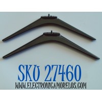 KIT DE BASES ORIGINAL PARA TV KALLEY 2 PIEZAS / NUMERO DE PARTE 68-598910-4AA / JCY / MODELO K-ATV58UHD