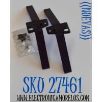 KIT DE BASES ORIGINAL NUEVAS PARA TV LG 2 PIEZAS / NUMERO DE PARTE MEZ69071717 / MEZ69071717(REV00) / MAM660092 / MEZ64114729 (REV01) / MEZ64114730 (REV01) / AAN30078366IHE / AAN30078365IHE / MODELO 55UT7000PUA / 55UT7000PUA.BUSDLJM / 55/50UQ80