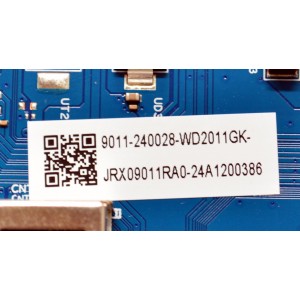 MAIN ORIGINAL PARA TV JVC 4K UHD HDR ROKU TV / NUMERO DE PARTE 9011-240028-WD2011GK / CVR964_QH / 7.TR964QH11000.0B2 / JRX09011RA0 / 24A1200386 / JPOF24090100 / PANEL K750WDJ1 / HV750QUB-F91 / MODELO SI75URF