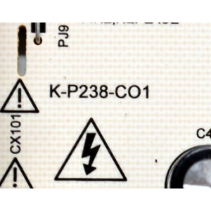 FUENTE DE PODER ORIGINAL PARA TV JVC / ONN /  NUMERO DE PARTE 9012-112174 / K-P238-C01 / 9012-112174-23802041 / NE5000A / XXDZ4700RA0-A / 82NE1178C-A / PANEL K750WDJ1 / HV750QUB-F91 / MODELO SI75URF / ONR75J1U-MX