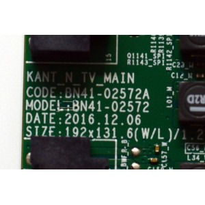 MAIN ORIGINAL PARA TV SAMSUNG / NUMERO DE PARTE BN94-11487A / BN41-02572A / BN41-02572 / BN97-12396A / BN9411487A / PANEL CY-XM055FLLV3H / DISPLAY LSF550FF02-M02 / BN96-42068A / MODELO QN55Q8CAMFXZA / QN55Q8CAMFXZA FA02