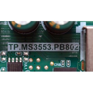 MAIN FUENTE COMBO ORIGINAL PARA TV SCEPTRE / NUMERO DE PARTE 60103-00917 / TP.MS3553.PB802 / 4300092612 / A21043076-0H12345 / PANEL BOEA430WU1 / DISPLAY CC430LV1D VER.02 / MODELO X437BV-FSRD / X437BV-FSRB