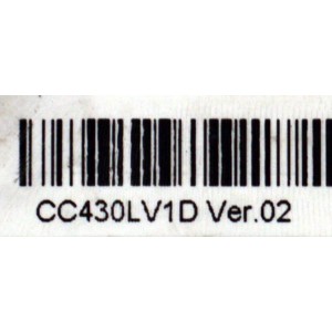 MAIN FUENTE COMBO ORIGINAL PARA TV SCEPTRE / NUMERO DE PARTE 60103-00917 / TP.MS3553.PB802 / 4300092612 / A21043076-0H12345 / PANEL BOEA430WU1 / DISPLAY CC430LV1D VER.02 / MODELO X437BV-FSRD / X437BV-FSRB
