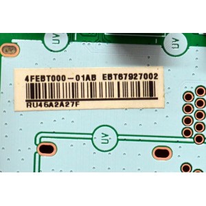 MAIN ORIGINAL PARA TV LG 4K UHD HDR SMART TV / NUMERO DE PARTE EBT67927002 / EAX70043606 / EAX70043606(1.3) / 67927002 / PANEL NC750TQG-VCKHA / DISPLAY ST7461D01-8 VER.2.1 / BOARD ST7461D01-8-XLR-4 / ST7461D01-8-XRL-4 / MODELO 75UT7550AUA.BUSCLKR