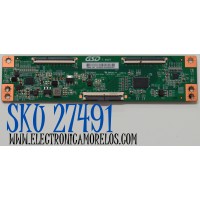 T-CON ORIGINAL PARA TV SELECT SERIES ROKU / NUMERO DE PARTE T65UHD-SVP1 / GSD-T-0007 / ER11001301110HT / DISPLAY JR645R3HA3L / MODELO 65R4AX / 65R6AX