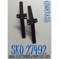KIT DE BASES ORIGINAL NUEVAS PARA TV LG 2 PIEZAS / NUMERO DE PARTE MEZ69071719 / MEZ69071719(REV00) / MAM660093 / MEZ64114729(REV01) / MEZ64114730(REV01) / AAN30078473MST / AAN30078474MST / MODELO 65UT7000PUA / 65UT7000PUA.BUSFLKR / 65UQ80