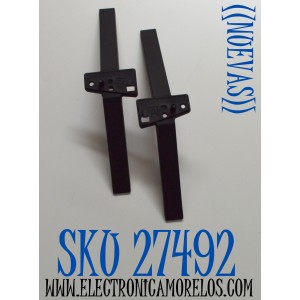 KIT DE BASES ORIGINAL NUEVAS PARA TV LG 2 PIEZAS / NUMERO DE PARTE MEZ69071719 / MEZ69071719(REV00) / MAM660093 / MEZ64114729(REV01) / MEZ64114730(REV01) / AAN30078473MST / AAN30078474MST / MODELO 65UT7000PUA / 65UT7000PUA.BUSFLKR / 65UQ80
