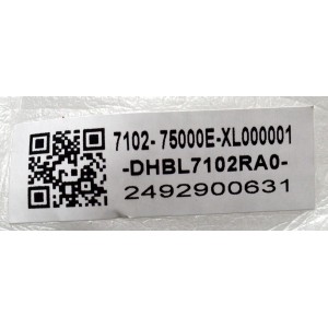 KIT DE BASES ORIGINAL NUEVAS PARA TV JVC 2 PIEZAS / NUMERO DE PARTE 7102-75000E-XL000001 / DHBL7102RA0 / 2492900631 / 24A1301404 / 75E / MODELO SI75URF