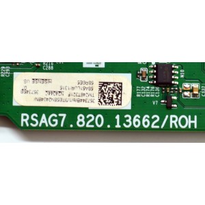 MAIN FUENTE COMBO ORIGINAL PARA TV HISENSE 4K UHD HDR ROKU TV / NUMERO DE PARTE 357344 / RSAG7.820.13662/ROH / 58A51LUR / 357345 / PANEL HD580H1U91 / DISPLAY CV580U4-L01 / MODELO 58R6E5