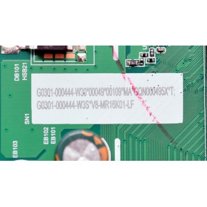 MAIN FUENTE COMBO ORIGINAL PARA TV TCL FULL HD ROKU TV / NUMERO DE PARTE G0301-000444 / MR16K17 / TPD.R816T.PB772 (T) / 40-MR16K17-MPB2HG / G0301-000444-W30 / G0301-000444-W3S / PANEL LVF430NDEL / DISPLAY PT430CT05-1 VER.1.0 / MODELO 43S310R