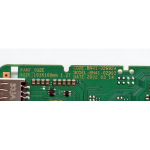 MAIN ORIGINAL PARA TV SAMSUNG UHD 4K / NUMERO DE PARTE BN94-18054L / BN41-02992A / BN97-20449D / BN41-02992A-000 / BN9418054L / BN96-50849A / PANEL CY-BC085HGCV2H / DISPLAY PT850GT01-1 VER.1.0 / BOARD PT850GT01-1-XR-5 / MODELO UN85DU7200BXZA XC02