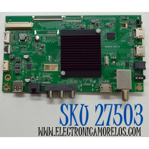MAIN ORIGINAL PARA TV ONN ROKU TV 4K UHD HDR / NUMERO DE PARTE 515C90104M09 / MT90104-ZC01-01 / 2130006158 / M24005-MT / M09/9613-01885 / PANEL V650DJB-Q02 / DISPLAY V650DJB-Q02 REV.D2 / MODELO 100012587 65"