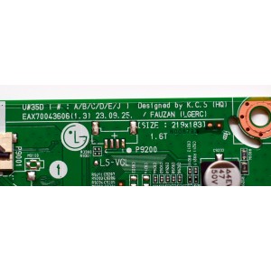 MAIN ORIGINAL PARA TV LG 4K UHD HDR SMART TV / NUMERO DE PARTE EBT68004802 / EAX70043606 / EAX70043606(1.3) / 68004802 / PANEL NC650TQG-AAKHA / DISPLAY LC650EQC (SP) (A1) / MODELO 65UT7550AUA / 65UT7550AUA.BUSYLKR