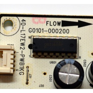 FUENTE DE PODER ORIGINAL PARA TV TCL / NUMERO DE PARTE 30805-000458 / G0101-000200 / 40-L17EW2-PWB1KG / 20373581 / PANEL LVU650NDAL / DISPLAY ST6451D06-3 VER.2.1 / MODELO 65S41BR / 65S451