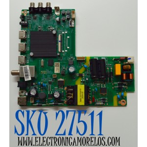 MAIN FUENTE COMBO ORIGINAL PARA TV ONN FHD ROKU TV / NUMERO DE PARTE 515C90111M21 / MT90111-ZC01-01 / M21/9288-04058 / 2010140161 / M23062-MT / DISPLAY JR425D3HC1L / MODELO 100133209 43"