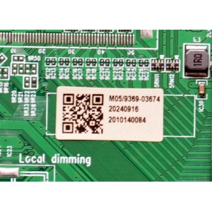 MAIN ORIGINAL PARA TV ONN 4K UHD HDR ROKU TV / NUMERO DE PARTE 515CT9640M05 / AMT9640-ZC01-01 / M05/9369-03674 / 2010140084 / M24011-MT / MODELO 100012588 70"