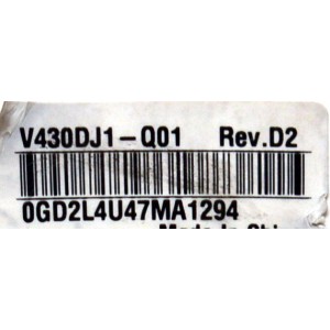 MAIN FUENTE COMBO ORIGINAL PARA TV ELEMENT XUMO TV 4K UHD HDR / NUMERO DE PARTE 9011-240038-WC2010EK / TPD.T962D4.PC761 (T) / 9011-240038-WC2010EK-CV / TE9011ARA0 / M24050218 / Q24074-KT / PANEL K430WDJ1 / DISPLAY V430DJ1-Q01 REV.D2 / MODELO E550AE43C