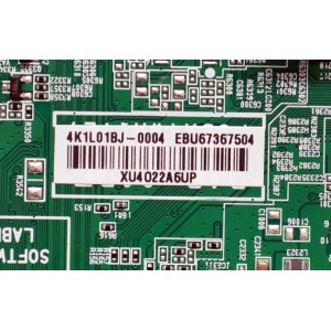 MAIN ORIGINAL PARA TV LG 4K UHD HDR SMART TV / NUMERO DE PARTE EBU67367504 / EAX70043606 / EAX70043606(1.3) / 67367504 / PANEL NC550TQG-AAKHA / DISPLAY LC550EQC (SP)(A1) / MODELO 55UR8000AUA / 55UR8000AUA.BUSYLJM