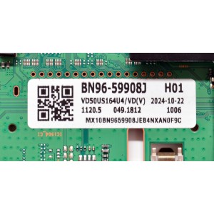 MAIN ORIGINAL PARA TV SAMSUNG 4K UHD HDR  / NUMERO DE PARTE BN96-59908J / BN41-03231A / BN41-03231 / KANT_SU2E_DU7000 / BN9659908J / BN9658675A / PANEL CY-BD050HGNV2H / DISPLAY V500DJ7-QE1 / BN96-52422A / MODELO UN50DU7200DXZA / UN50DU7200DXZA DC02