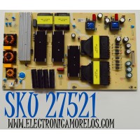 FUENTE DE PODER ORIGINAL PARA TV ONN / NUMERO DE PARTE 514C8501M02 / TV8501-ZC02-01 / E021M801-B2 / M02/1737-01425 / 2010141560 / DISPLAY V850DJ2-Q01 / MODELO 100150805 85"