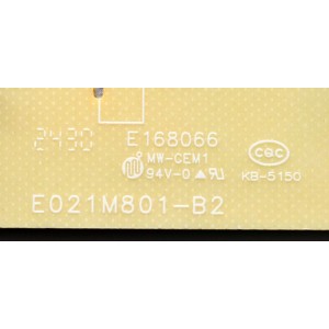 FUENTE DE PODER ORIGINAL PARA TV ONN / NUMERO DE PARTE 514C8501M02 / TV8501-ZC02-01 / E021M801-B2 / M02/1737-01425 / 2010141560 / DISPLAY V850DJ2-Q01 / MODELO 100150805 85"