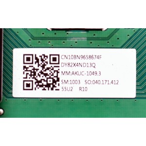 MAIN ORIGINAL PARA TV SAMSUNG 4K UHD HDR / NUMERO DE PARTE BN96-58674F / BN41-03231A / BN41-03231 / KANT_SU2E_DU7000 / BN9658674F / BN96-58579A / BN96-58286A / PANEL CY-BD055HGXV2H / DISPLAY LC550EQC (SP)(A3) / MODELO UN55DU7200BXZA / UN55DU7200BXZA WB01