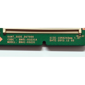 MAIN ORIGINAL PARA TV SAMSUNG 4K UHD HDR / NUMERO DE PARTE BN96-58674F / BN41-03231A / BN41-03231 / KANT_SU2E_DU7000 / BN9658674F / BN96-58579A / BN96-58286A / PANEL CY-BD055HGXV2H / DISPLAY LC550EQC (SP)(A3) / MODELO UN55DU7200BXZA / UN55DU7200BXZA WB01