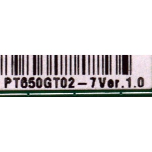 MAIN ORIGINAL PARA TV HISENSE 4K UHD HDR GOOGLE TV / NUMERO DE PARTE 411546 / RSAG7.820.51256/ROH / 404158 / 65S7NUA / N24197KU / PANEL HE650X3U61-T0L1 / DISPLAY PT650GT02-7 VER.1.0 / BOARD PT650GT02-3-XR2-3 / PT650GT02-3-XR1-3 / MODELO 65S75N