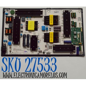 FUENTE DE PODER ORIGINAL PARA TV HISENSE / NUMERO DE PARTE 404341 / RSAG7.820.13765/ROH / 13765-C / CQC13134095636 / HDCEM1 / PANEL HE650X3U61-T0L1 / DISPLAY PT650GT02-7 VER.1.0 / BOARD PT650GT02-3-XR2-3 / PT650GT02-3-XR1-3 / MODELO 65S75N