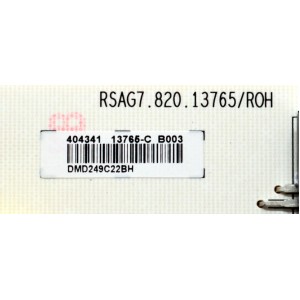 FUENTE DE PODER ORIGINAL PARA TV HISENSE / NUMERO DE PARTE 404341 / RSAG7.820.13765/ROH / 13765-C / CQC13134095636 / HDCEM1 / PANEL HE650X3U61-T0L1 / DISPLAY PT650GT02-7 VER.1.0 / BOARD PT650GT02-3-XR2-3 / PT650GT02-3-XR1-3 / MODELO 65S75N