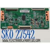 T-CON ORIGINAL PARA TV SELECT SERIES ROKU / NUMERO DE PARTE T55UHD-IVP1 / T-0021 / V550DJ2-Q01 / ER11016301110 / HCAN7BDLL10 / DISPLAY V550DJ2-Q01 REV.D1 / MODELO 55R4AX