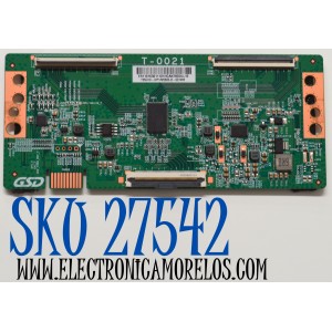 T-CON ORIGINAL PARA TV SELECT SERIES ROKU / NUMERO DE PARTE T55UHD-IVP1 / T-0021 / V550DJ2-Q01 / ER11016301110 / HCAN7BDLL10 / DISPLAY V550DJ2-Q01 REV.D1 / MODELO 55R4AX
