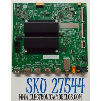 MAIN ORIGINAL PARA TV TCL 4K UHD HDR QLED ROKU TV / NUMERO DE PARTE G0301-000463 / G0102-000304 / 40-MR27T1-MAC2H / MR27T1 / G0301-000463-Z00 / G0301-000463-Z0S / V8-MR27K01-LF / PANEL LVU430NDAL / DISPLAY V430DJ2-Q01  F2 / MODELO 43Q51BR