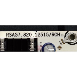 FUENTE DE PODER ORIGINAL PARA TV HISENSE / NUMERO DE PARTE 405621 / RSAG7.820.12515/ROH / HDCEM1 / 12515-D / CQC13134095636 / PANEL HD650H1U73-T0L1B6\R / DISPLAY HV650QUB-F72 REV.2.0 / MODELO 65A6N