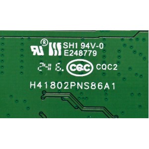 T-CON ORIGINAL PARA TV HISENSE / NUMERO DE PARTE 356698 / RSAG7.820.11538/ROH VER.B / 343804 / TCTG245G7B9C / H41802PNS86A1 / PANEL HD650H1U73-T0L1B6\R / DISPLAY HV650QUB-F72 REV.2.0 / MODELO 65A6N