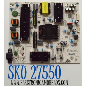 FUENTE DE PODER ORIGINAL PARA TV HISENSE / NUMERO DE PARTE 405300 / RSAG7.820.12385/ROH / CQC13134095636 / HDCEM1 / 12385-K / PANEL HD650H1U51-TALB6\ROH / DISPLAY T650QVN07.5 / MODELO 65QD65NF