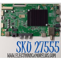 MAIN ORIGINAL PARA TV ONN ROKU 4K UHD HDR / NUMERO DE PARTE 515CT9640M10 / AMT9640-ZC01-01 / M10/0090-00435 / 2130006523 / M24173-MT / PANEL HF550QUB-F20 / DISPLAY HF550QUB-F20 / MODELO 100012586 55"