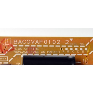 FUENTE DE PODER ORIGINAL PARA TV PHILIPS / NUMERO DE PARTE AD1V4MPWT / BACGVAF01 02 2 / BACGVAF01022 / P000055212 / PANEL BOEI430WQ1 / DISPLAY HV430QUB-F70 / MODELO 43PFL5766/F7 / 43PFL5766/F7 E
