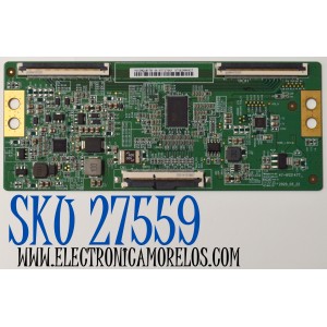 T-CON ORIGINAL PARA TV PHILIPS / NUMERO DE PARTE 44-9771766F / 47-6021477 / HV430QUBF70 / XT5A24M4927 / PANEL BOEI430WQ1 / DISPLAY HV430QUB-F70 / MODELO 43PFL5766/F7 / 43PFL5766/F7 E