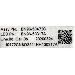 MAIN FUENTE COMBO ORIGINAL PARA TV SAMSUNG / NUMERO DE PARTE BN96-51661B / KANT-SU2_7000_55_WW / ML41A050594A / BN9651661B / BN96-50472C / BN96-50317A / PANEL CY-BT050HGNV4H / DISPLAY V500DJ7-QE1 E8 / BN96-50407A / MODELO LH50BETHLGFXGO DB01