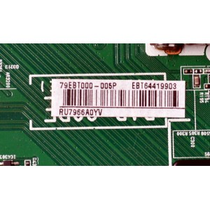 MAIN ORIGINAL PARA TV LG 4K UHD HDR SMART TV / NUMERO DE PARTE EBT64419903 / EAX67125703 / EAX67125703(1.1) / 64419903 / PANEL LC650AQD (GK)(A2) / MODELO OLED65E7P-U / OLED65E7P-U.BUSYLJR