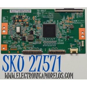 T-CON ORIGINAL PARA TV SONY / NUMERO DE PARTE 34291100F925 / TD-0017 / ST7461D04-B / 34291100F92511HSND / PANEL YDEO075MNS11 / DISPLAY ST7461D04-B V2.1 / BOARD ST7461D04-6-XR-1 / ST7461D04-6-XL-2 / ST7461D04-6-XM-1 / MODELO K-75XR70C / K75XR70C