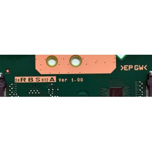 LED DRIVER ORIGINAL PARA TV SONY / NUMERO DE PARTE 61242 / 24RBS612A VER 1.00 / P04204491E / RL75S / 26KK0 / 8756 / PANEL YDEO075MNS11 / DISPLAY ST7461D04-B V2.1 / BOARD ST7461D04-6-XR-1 / ST7461D04-6-XL-2 / ST7461D04-6-XM-1 / MODELO K-75XR70C / K75XR70C