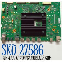 MAIN ORIGINAL PARA TV SONY BRAVIA 4K UHD HDR ANDROID TV / NUMERO DE PARTE A5069224A 384 / 101892621 / A-5069-224-A 384 / PANEL YLEM075CC011 / DISPLAY HV750QUB-F9M / MODELO K-75S30C / K75S30C