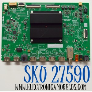 MAIN ORIGINAL PARA TV TCL 4K UHD HDR QLED FIRE TV / NUMERO DE PARTE G0301-000264 / 40-MT26G1-MAB2HG / G0102-000216 / PANEL LVU750NDJL / DISPLAY ST7461D03-2 VER.2.2 /  BOARD CSU07-XRL-1 / CSU07-XLR-1 / CSU07-XLL-1 / CSU07-XRR-1 / MODELO 75Q691F